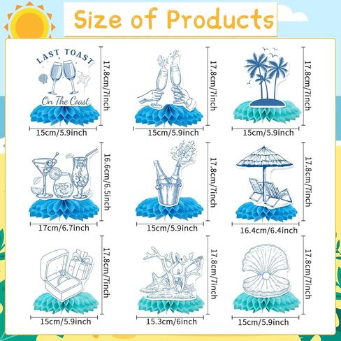 Axolotl Birthday Decorations - 9PCS Axolotl Party Table Decorations Cute Axolotl Theme Honeycomb Centerpiece Decor for Birthday Party Baby Shower Decorations Supplies Kids Girls in Kuwait