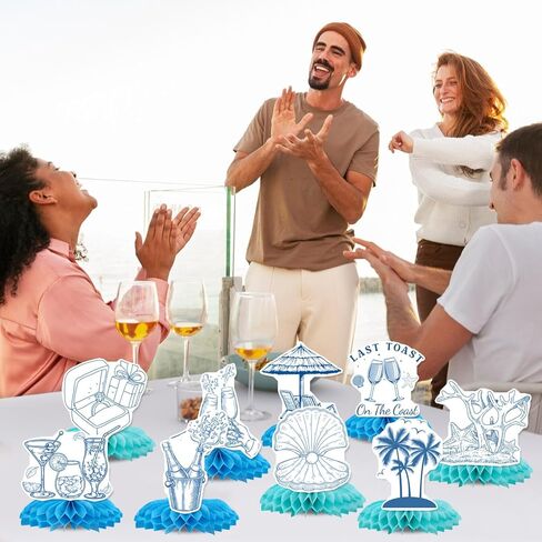 Axolotl Birthday Decorations - 9PCS Axolotl Party Table Decorations Cute Axolotl Theme Honeycomb Centerpiece Decor for Birthday Party Baby Shower Decorations Supplies Kids Girls in Kuwait