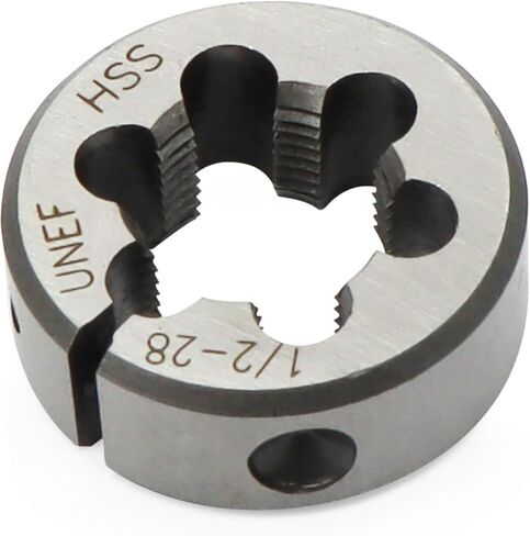 قالب Wulankd 1/2"-28X1" OD عالي السرعة من الفولاذ المستدير القابل للتعديل، قالب قطع خيط لولبي فولاذي أداة من سبيكة in Kuwait