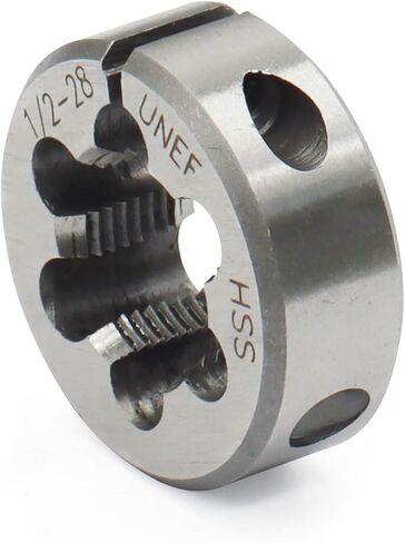 قالب Wulankd 1/2"-28X1" OD عالي السرعة من الفولاذ المستدير القابل للتعديل، قالب قطع خيط لولبي فولاذي أداة من سبيكة in Kuwait