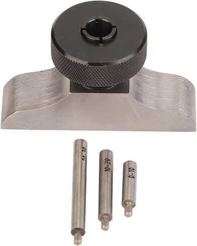 Depth Dial Indicator Base Stainless Steel Depth Clamping Hole Diameter 8mm with 3 Extension Rods (103 * 17mm) in Saudi Arabia