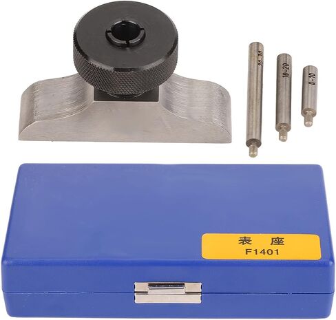 Depth Dial Indicator Base Stainless Steel Depth Clamping Hole Diameter 8mm with 3 Extension Rods (103 * 17mm) in Saudi Arabia