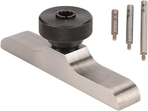 Depth Dial Indicator Base Stainless Steel Depth Clamping Hole Diameter 8mm with 3 Extension Rods (103 * 17mm) in Saudi Arabia