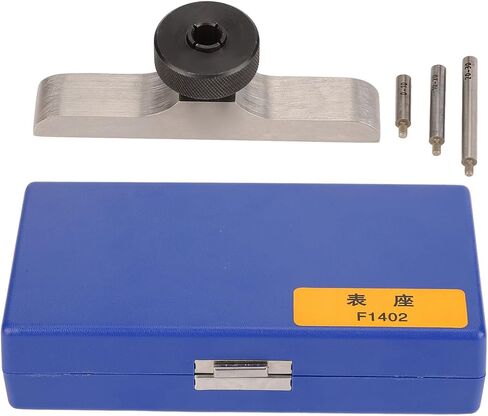 Depth Dial Indicator Base Stainless Steel Depth Clamping Hole Diameter 8mm with 3 Extension Rods (103 * 17mm) in Saudi Arabia