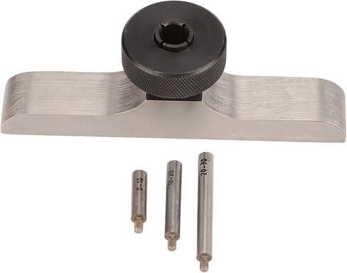 Depth Dial Indicator Base Stainless Steel Depth Clamping Hole Diameter 8mm with 3 Extension Rods (103 * 17mm) in Saudi Arabia