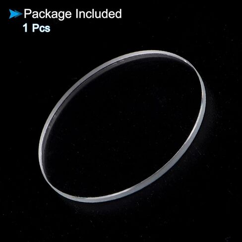 Watch Glass Crystal Lens, 33mm Diameter 2.5mm Thick, Round Flat Mineral Ultra-Clear Watch Glass Replacements - (Applications: for Watchmaker DIY Repairs) in Saudi Arabia