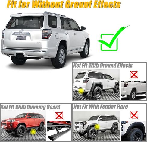 Mud Flaps Fit for 2021-2023 Chevy Suburban/Tahoe (Not Fits Submodel Z71 ; Not Fits Power Running Boards), Dedicated Mudguard for Four Seasons Universal Protection, Front and Rear in Kuwait