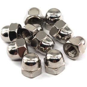 M16 Acorn Cap Nut Hex Nut Set 304 Stainless Steel 10PCS