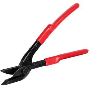UpJiaFlarish Strapping Cutter 12" for Steel & PET & PP Strapping Banding up to 0.05" Thickness, Heavy-Duty Metal Banding Tool Chrome-Vanadium Steel Cutting Tool with Wide Blade