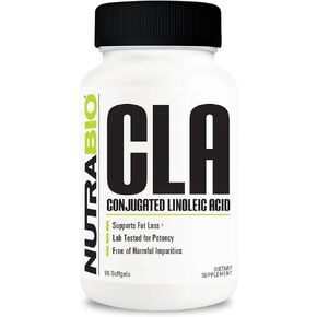 NutraBio CLA Conjugated Linoleic Acid Supplement, 800mg - 90 Softgels