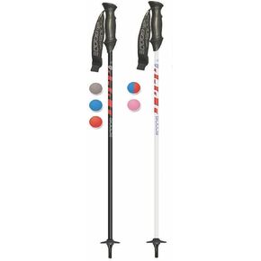 Goode | Junior G-Max Composite Ski Pole Pair | Light Pencil Shafts | Light Swing Weight | High Shock Absorption | Mountain, Alpine, Downhill Skiing Gear