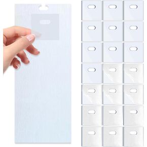 Vivinin 90 Pcs Vertical Blind Repair Tabs, 1.18×1.18in Replacement Vertical Blind Slats, Vertical Blinds Repair Kit for Fixing Vertical Window Shades Slats