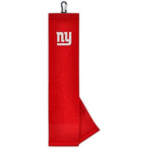 WinCraft Team Effort LE Face/Club Tri-Fold Embroidered Towel NFL New York Giants
