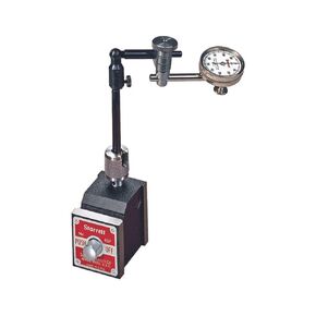 Starrett Magnetic Base Indicator Holder Set with 196B1 Indicator and Swivel Post Assembly - Ideal for Professionals and DIY Home Improvement - 657C