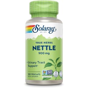 Solaray Nettle Leaf 450mg Healthy Kidney, Urinary & Prostate Support Traditional Use for Healthy Allergy Response & Respiratory Wellness 180 CT