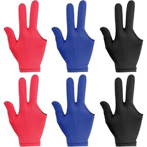 doorslay Billiard Pool Gloves 3-Finger Cue Gloves Billiards Glove