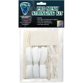 A&R Sports Major League Lacrosse Pro Mesh String Kit,White