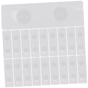 50 Pcs Concave Slide Laboratory Glass Slides Microscope Slides Glass Plate Frosted