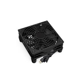 VTRETU Quiet USB Interface Cooling Fan,Used for Router Rack DIY Audio Video Network Cabinet Server Cooling Project and Equipment Workstation Xbox PS5 Cooling Accessories（120 * 120 * 25mm)