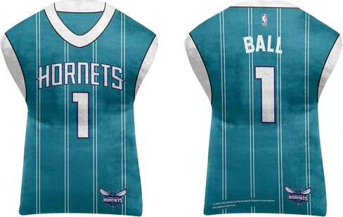 Northwest NBA Travel LaMelo Ball Jersey Cloud Pillow Bedding Accessories (Charlotte Hornets - Teal) in Saudi Arabia