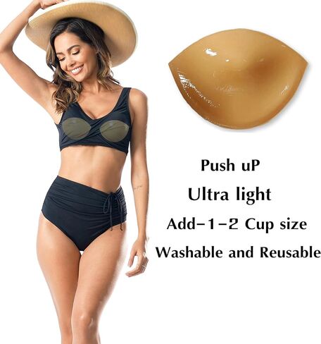 Double-Sided Sticky Bra Pads Breathable Adhesive Cups Push Up Sticky Inserts for Bra Inserts Breast Enhancer in Saudi Arabia