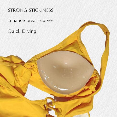 Double-Sided Sticky Bra Pads Breathable Adhesive Cups Push Up Sticky Inserts for Bra Inserts Breast Enhancer in Saudi Arabia