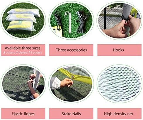 Soccer Goal Target Nets Football Training Net Portable Soccer Net Practice Shooting Goal Shots in Saudi Arabia