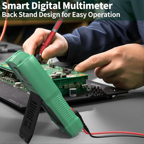 Digital Multimeter Voltage Tester, 4000 Counts Smart Measurement Auto-Ranging Volt Meter, Non-Contact Tester Tools, Measures AC/DC Voltage, NCV, Capacitance, Resistance, Diode, Continuity & Live Wire in Saudi Arabia