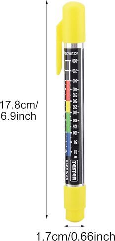 Paint Thickness Gauge,Paint Coating Tester,Car Body Damage Detector,Crash-Test Check,Auto Lak Test,Car Paint Film Tester Pen-Type Paint Thickness Tester with Magnetic Tip in Saudi Arabia