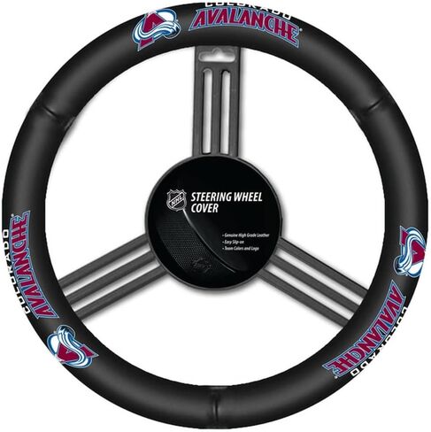 Fremont Die NHL Leather Steering Wheel Cover in Saudi Arabia