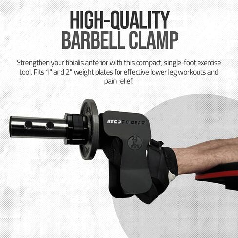 Solo Tib Bar Adjustable Atg Pro Gear-Fits Both 2 And 1-Inch Plates, Premium Quality Tibialis Trainer, Calf Raise Bar, Tibialis Bar, Ben Atg Equipment, Atg Tib Bar, Tibialis Raise, Calf Trainer in Saudi Arabia