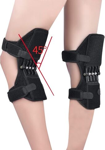 GREUS الرضفة تثبيت دعامة الركبة 1 زوج، دعم الركبة دعامة تخفيف آلام الركبة دعامة تثبيت واقية والعتاد رفع منصات الركبة الرضفة الداعم حامي الركبة المشتركة هشاشة العظام ممارسة القرفصاء in Kuwait