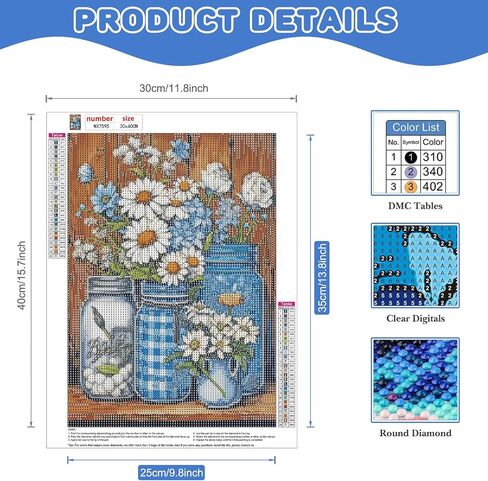 COMBYEO Lion Diamond Painting Kits for Adults, 5D DIY Jesus Diamond Art Kits, Full Round Drill Crystal Arts and Crafts, Flame Gem Art Painting Kit for Home Wall Decor(12x16inch) in Saudi Arabia