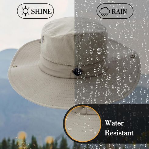 Sun Hat for Men Women UPF 50+ Fishing Hat Wide Brim Bucket Hat with UV Protection Summer Hat for Hiking, Beach, Safari in Saudi Arabia