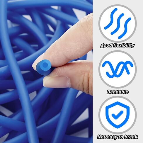 80 ft Latex Rubber Tubing Slingshot Bands Surgical Tube 1/8" (3mm) ID x 1/4" (6mm) OD Speargun Band Industrial Surgical Tubing Catapult Tubing Slingshot Bands Fitness Rubber Hose(Natural) in Saudi Arabia