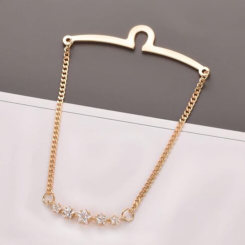 Infinity Tie Chain for Men Silver Vintage Link Groomsmen Tie Clip Party Wedding Jewelry Gift in Saudi Arabia