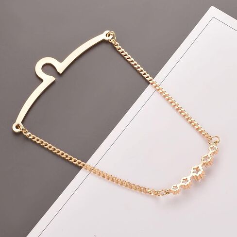 Infinity Tie Chain for Men Silver Vintage Link Groomsmen Tie Clip Party Wedding Jewelry Gift in Saudi Arabia