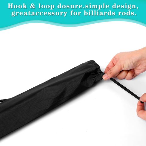 2PCS Billiard Pool Cue Stick Carrying Case Bag, Pool Stick Bag for Carrying the 1/2 Billiard Stick, Snooker Storage Carrying Bag, 35 Inches Long Black Pool Cue Carrying Case Bag in Saudi Arabia