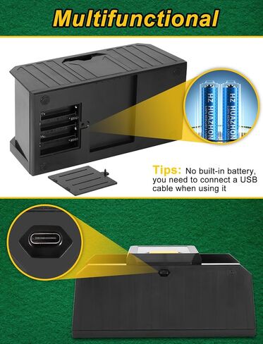 S SUNSBELL Automatic Card Shuffler Machine - Electronic Casino Poker Card Shuffling, Battery Operated -One/Two Deck Card Shuffle Sorter, Cards Playing Tool Accessories (1-2 Decks) in Saudi Arabia