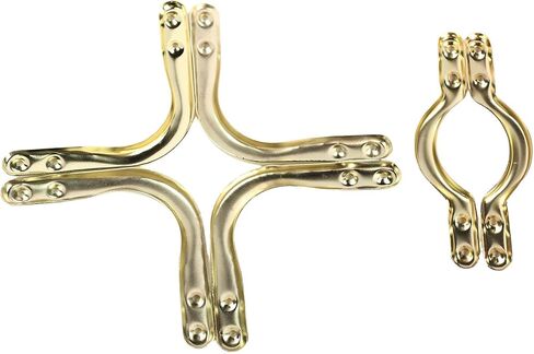 6Pcs Billiards Net Corner, 4in Pool Table Pocket Brackets Set Billiards Net Suooprt for Web Net Bags Billiard Supplies in Kuwait