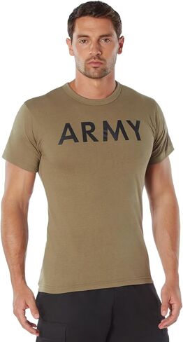 Rothco T-Shirt, Army/Black, X-Large in Saudi Arabia