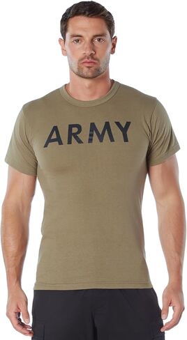 Rothco T-Shirt, Army/Black, X-Large in Saudi Arabia