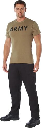 Rothco T-Shirt, Army/Black, X-Large in Saudi Arabia
