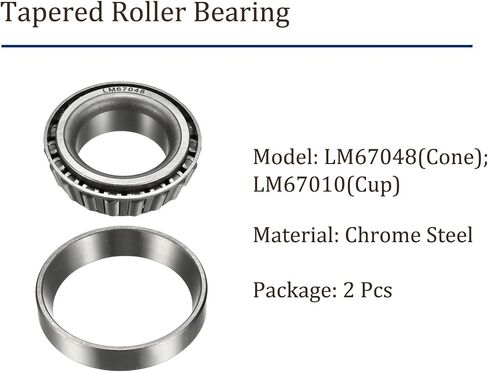 قطعة واحدة LM501349/LM501310 محمل أسطواني مدبب - [1.625 بوصة × 2.891 بوصة × 0.77 بوصة] مخروط محمل فولاذي من الكروم ومجموعة أكواب لاستخدام نظام الناقل in Kuwait