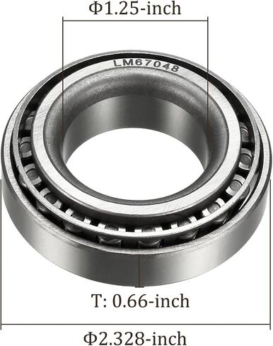 قطعة واحدة LM501349/LM501310 محمل أسطواني مدبب - [1.625 بوصة × 2.891 بوصة × 0.77 بوصة] مخروط محمل فولاذي من الكروم ومجموعة أكواب لاستخدام نظام الناقل in Kuwait