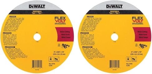 Dewalt 9 In. X 5/64 In. X 7/8 T1 Flexvolt Cutoff Wheel in Kuwait