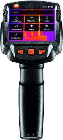 Testo 865s Thermal Imager – Thermal Images with 160 x 120 px Resolution – Automatic Hot and Cold Spot Detection – Outdoor Infrared Camera for Construction and Maintenance in Saudi Arabia