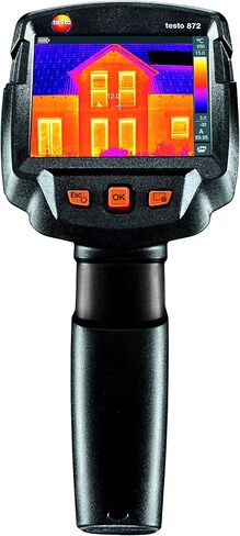 Testo 865s Thermal Imager – Thermal Images with 160 x 120 px Resolution – Automatic Hot and Cold Spot Detection – Outdoor Infrared Camera for Construction and Maintenance in Saudi Arabia
