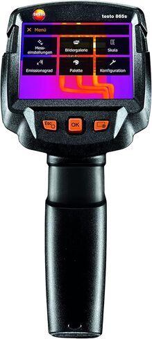 Testo 865s Thermal Imager – Thermal Images with 160 x 120 px Resolution – Automatic Hot and Cold Spot Detection – Outdoor Infrared Camera for Construction and Maintenance in Saudi Arabia