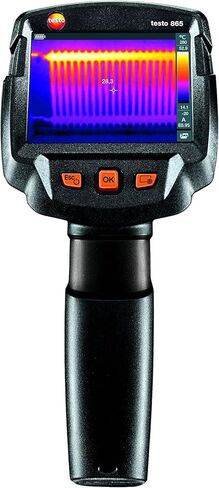 Testo 865s Thermal Imager – Thermal Images with 160 x 120 px Resolution – Automatic Hot and Cold Spot Detection – Outdoor Infrared Camera for Construction and Maintenance in Saudi Arabia